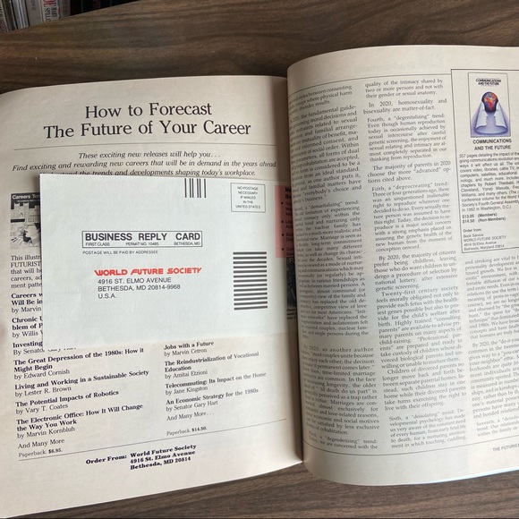 VINTAGE 1985 The Futurist Magazine - Picture 5 of 6